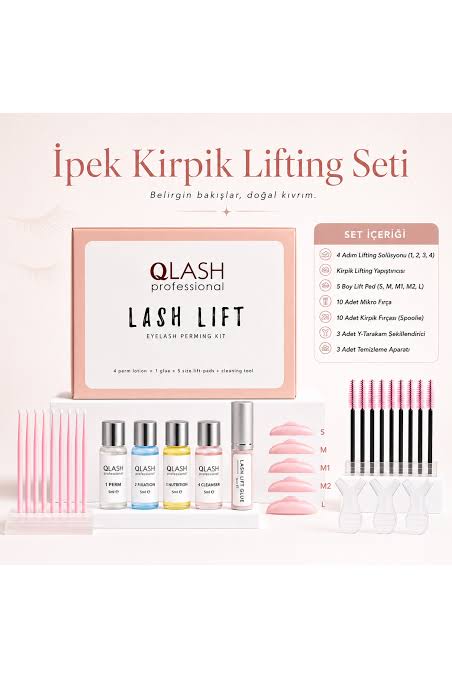 Qlash Professional Lirpik Lifting Seti - 25/30 Kullanım