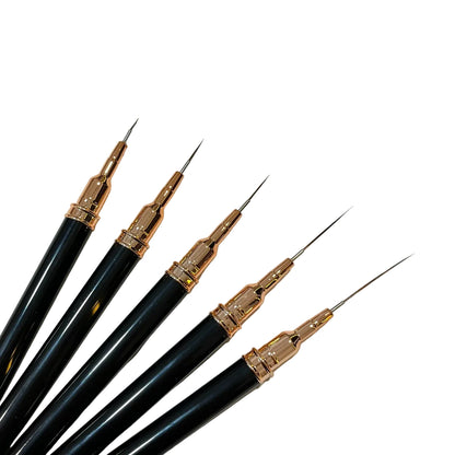Point 5'li Kapaklı Nail Art Fırça Seti