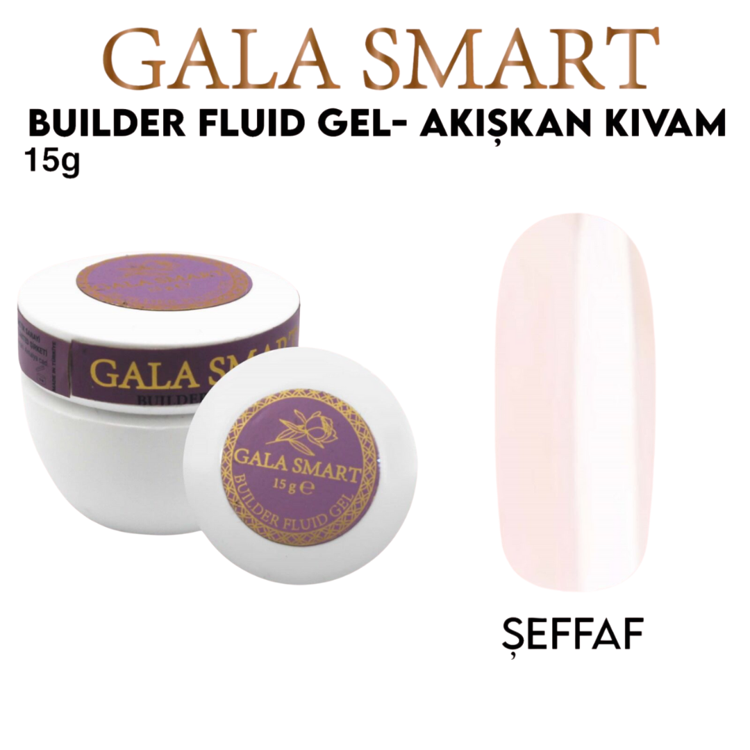 Gala Smart Builder Fluid Gel 15 g - Clear (Şeffaf)