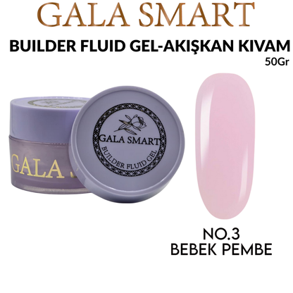 Gala Smart Builder Fluid Gel 50 g - No.03 Bebek Pembe