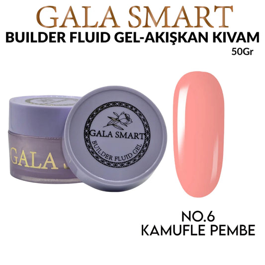 Gala Smart Builder Fluid Gel 50g - No:06 Kamufle Pembe