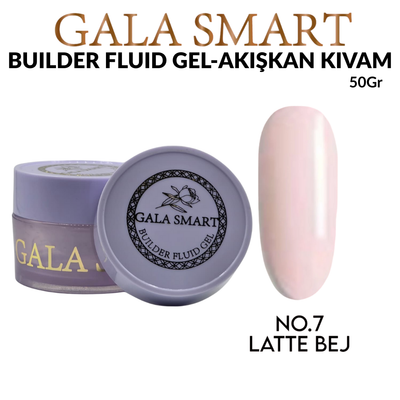 Gala Smart Builder Fluid Gel 50 g - No:07 Latte Bej