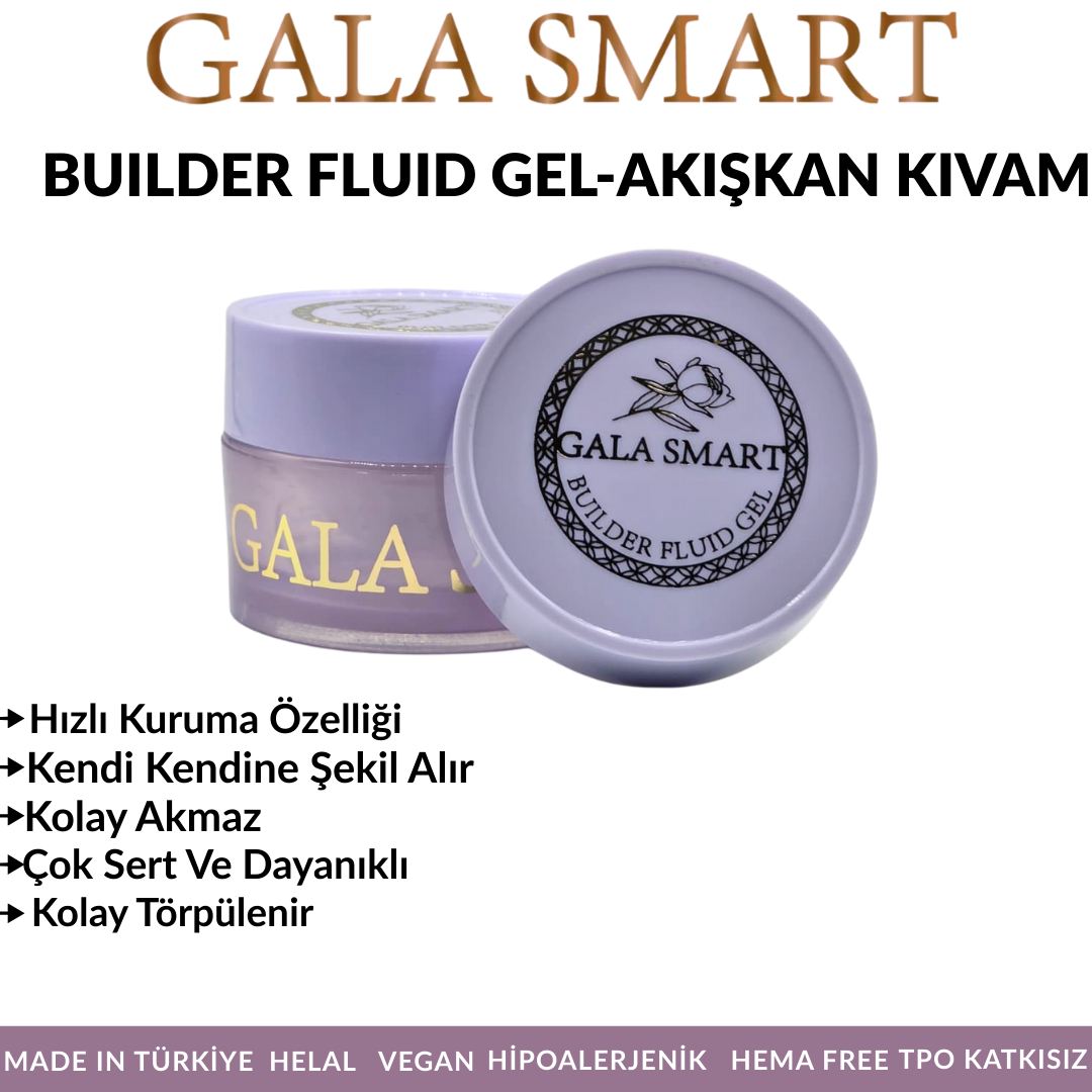 Gala Smart Builder Fluid Gel 50 g - No:07 Latte Bej