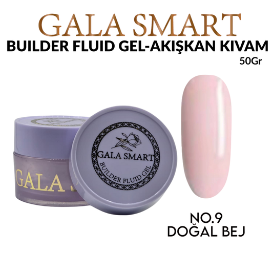 Gala Smart Builder Fluid Gel 50 g - No:09 Doğal Bej