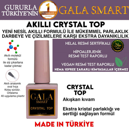 Gala Smart Crystal Top Coat 10 ml