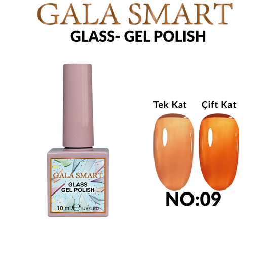 Gala Smart Glass 10 ml Kalıcı Oje - No:09