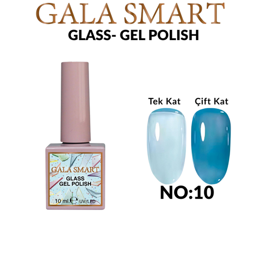 Gala Smart Glass 10 ml Kalıcı Oje - No:10