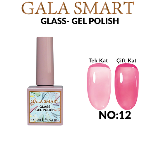 Gala Smart Glass 10 ml Kalıcı Oje - No:12