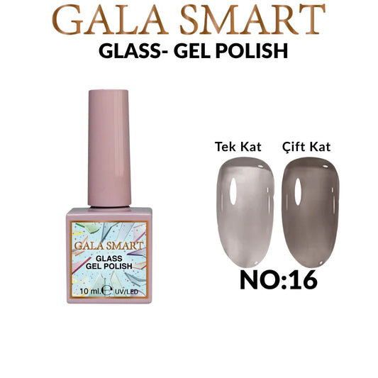 Gala Smart Glass 10 ml Kalıcı Oje - No:16