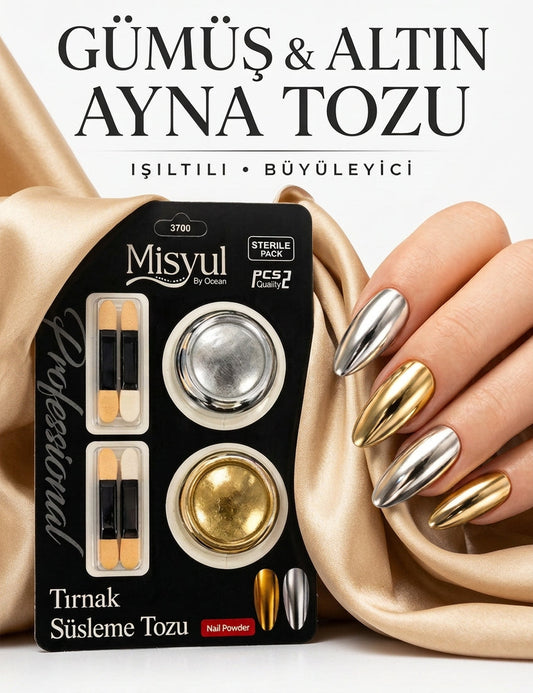 Misyul Krom Tozu 2li - Altın-Gümüş