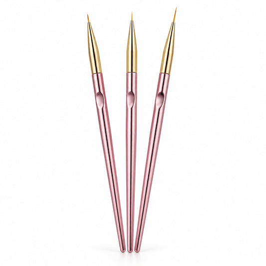 Point Nail Art Fırça Seti - 3lü Liner Set