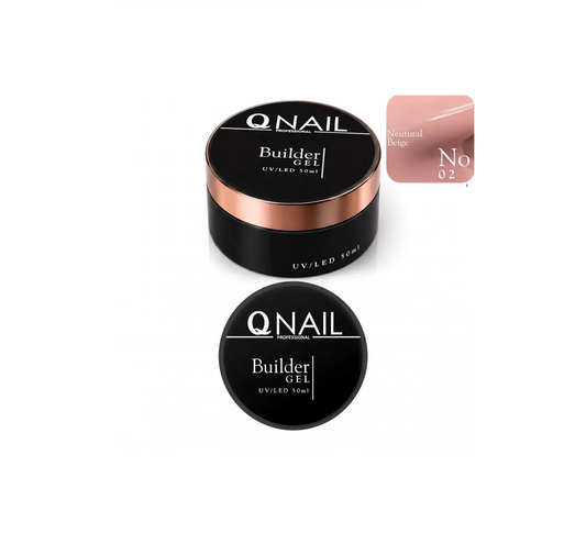 Qnail Professional Protez Tırnak Jeli Builder Gel 50 ml - No:02