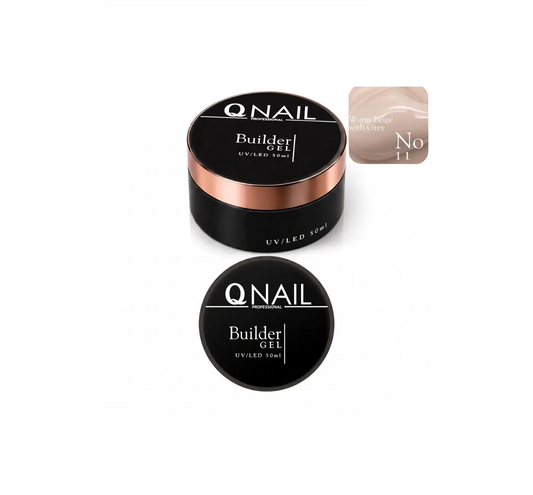 Qnail Professional Protez Tırnak Jeli Builder Gel 50 ml - No:11