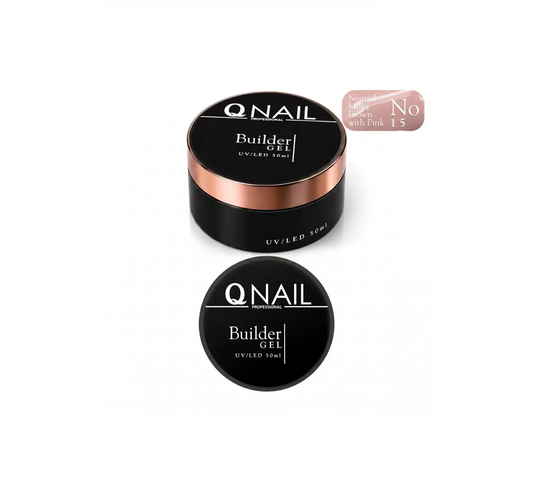 Qnail Professional Protez Tırnak Jeli Builder Gel 50 ml - No:15