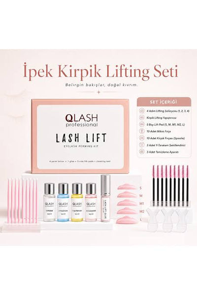 Qlash Professional Lirpik Lifting Seti - 25/30 Kullanım