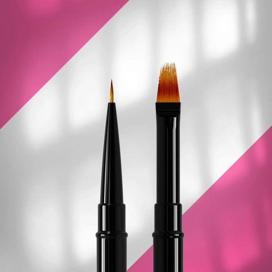 STALEKS EXPERT 01/07 Çift Taraflı Fırça - 7 mm Liner / 11 mm Gradyan Ombre Fırça